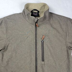 Rafter C Bonded Jacket Men's Size Small Brown Lined Full Zip Cowboy Workwear